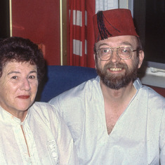 Laila and Jack on the Nile 1984