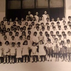 Headmistress of the Kabwe Gujarati School (top center)