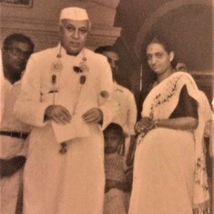With Pandit Nehru, first PM of India, New Delhi