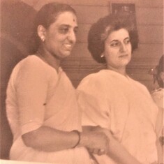With PM Indira Gandhi, New Delhi
