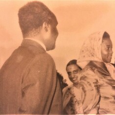 With President Kenneth Kaunda, Zambia