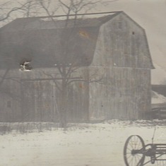 Farm (Mom gave me this photo in a frame. She told me it's a farm from a relative in her mother's family)