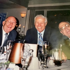 Priceless photo.. dearest friends at Dori's and Hank's wedding.. Sept  2000  Spud, Lance,Dale 