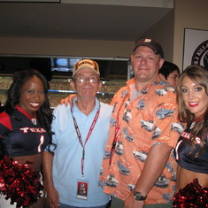 Lance's Birthday in the Texans Suite 08.20.2011