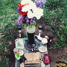 Lane Garrett Fairchilds grave 8/14/16