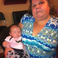 Laquetta (Pat) with her grand-daughter Payton (Bud)