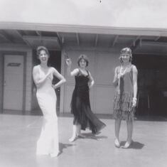 mom and friends as flappers