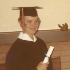 LaRae graduating from ASU - 1970