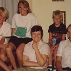 Doug, Kristi, Martin, Mom and Dad - 1990's