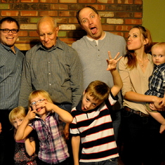 Silly faces Thanksgiving 2014