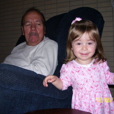 brookie 2 years old with papa as always <3