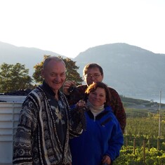 Larry, Armand and Donna in Kelowna