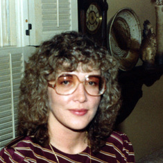 Jan at age 30, in 1980, home for Christmas