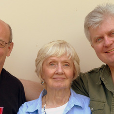 Nice shot of Bernard, Kay and son Tom