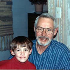 Grandpa and Micho, age 4