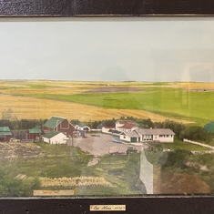 Family Farm. Rush Lake Saskatchewan 1975