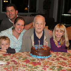 Happy 84th b-day dad with my family
