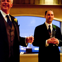 Andrea's Wedding 2011 giving Philip and Andrea his toast