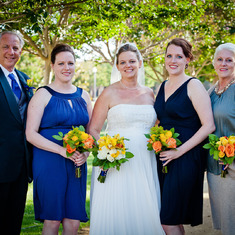 Andrea's Wedding 2011 (Dad, Laura, Andrea, Meredith and Mom)