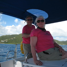 Sailing in BVI - taken by Jeff Butler
