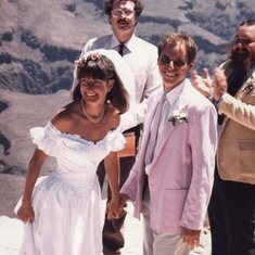 Wedding Day, Shoshone Point, Grand Canyon, June 21, 1986 
