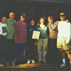 1999 Passports in Time with Forest Service Chief Counsel Al Ferlow at Hull Cabin. Kaibab officially recognized by Chief Dombeck as a reinvention lab for Forest Service Tribal relations.