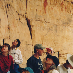 Arizona Site Stewards in Snake Gulch, 1993, Rock Family. 