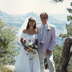 The Wedding Cake Topper, 6/21/86 Grand Canyon Shoshone Point