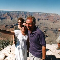 Ten Years and still in love, Grand Canyon AZ 6/21/96 with Jane, Steve, and Royce