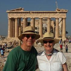 Acropolis, Athens, Greece, October 2015, his last foreign trip