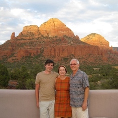 Larry, Teri and Jesse -Sedona, AZ 2014