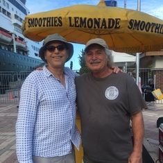 With old pal Dave, Key West Dec. 2019