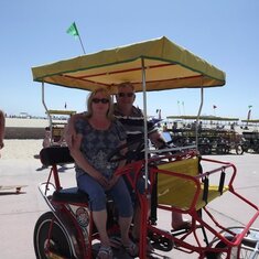 Surry ride on the beach in Cali