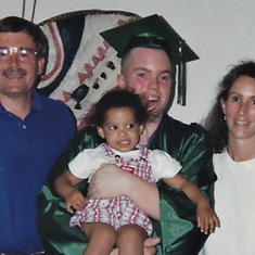 Grant, Paige, and Laura came to Tigard to see Michael graduate from high school in 1993.