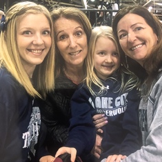 Hanging out at state basketball - 2019