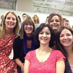 Five Roletto sisters. 2012 in CdA at Anna's graduation from Lake City H.S.