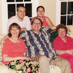 The Hill Family visits the Freedman Family--Karen, Woody, Wendell, Laura, and Grandma Ruth (Aug. 2007)