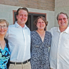 Hill family--Karen, Woody, Laura and Wendell--California, June 2014