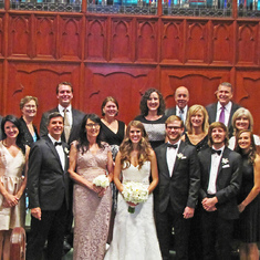 Family at Wedding of cousin Sarah & Justin (Sept. 6, 2014)