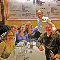 Dinner in DC--Karen, Trey, Laura, Aunt Janice, Uncle Brian, and Wendell (Nov. 2015)