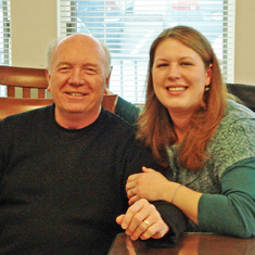 Jay with Laura at her home purchase closing (Jan 22, 2010)