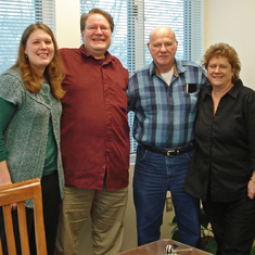 Laura, Wendell, Uncle Carroll, and Aunt Kate at Laura's home purchase closing (Jan 22, 2010)
