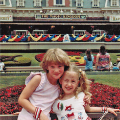 Laura and cousin Emily at Disney World