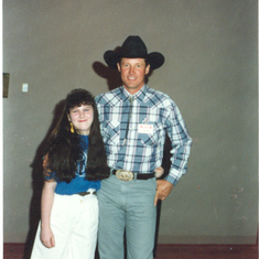 meeting Bruce Boxleitner in Houston in 1990  Cystic Fibrosis Fund Raiser