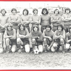 Malaspina College - BC Soccer Champs 1972. Laurie center back row, note Elvis worthy sideburns.