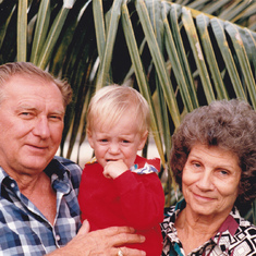 Christmas 1987 Ollie, Nathan and Mom