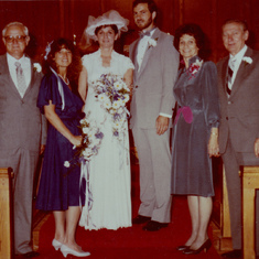 May 1984 Leon, Becki, Bonnie, Otho, Mom, Ollie