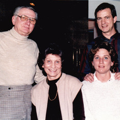 Ollie, Mom, Bonnie, Otho  1985