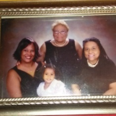 Me, my niece Lexus, my mom, and my grandmother