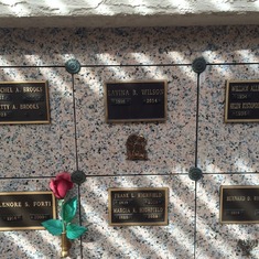 LaVina's Inurnment. Camino Del Sol Funeral Chapel, The Garden of Eternal Memory